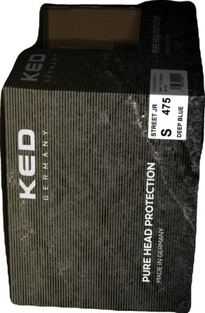 Дитячий велосипедний шолом KED Street Jr. Pro, матовий синій, розмір S (49-55 см), 2023