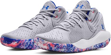 Кросівки для баскетболу Under Armour Unisex (41 EU, Сірий)