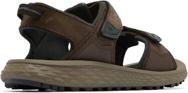 Columbia Konos Hiker 2-Strap: Чоловічі трекінгові сандалі, 44 EU, Cordovan Black