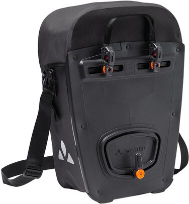 Велосумка Vaude Aqua Back Pro Single 24 л, водонепроникна, задня на багажник, чорна, Німеччина