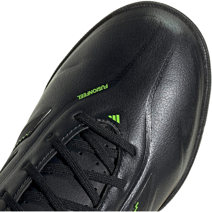 Дитячі футбольні бутси Adidas Copa Pure III League Turf для штучного покриття (28 EU, чорний/сірий/лимонний)