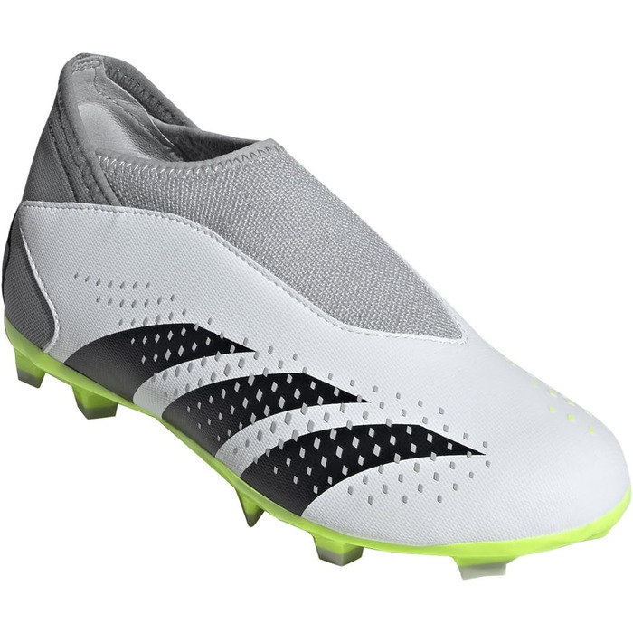 Бутси для футболу Adidas Predator Accuracy.3 Laceless Firm Ground, 38 EU, Cloud White/Core Black/Lucid Lemon
