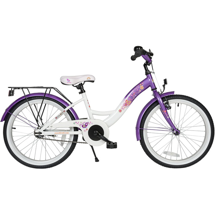 Дитячий велосипед BIKESTAR для дівчат, 20/24 дюйми, від 6 років