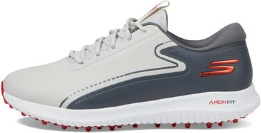 Гольф-взуття Skechers Max Fairway 3 Arch Fit для чоловіків без шипів, сірий, 40 EU