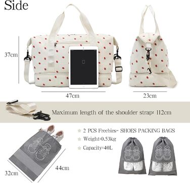 Спортивна сумка-рюкзак для жінок, 35л, Weekender, для подорожей та спортзалу (зелена)