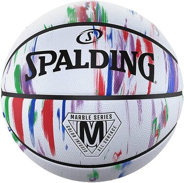 Баскетбольний м'яч Spalding Marble Rainbow, розмір 5, для дорослих та дітей, унісекс