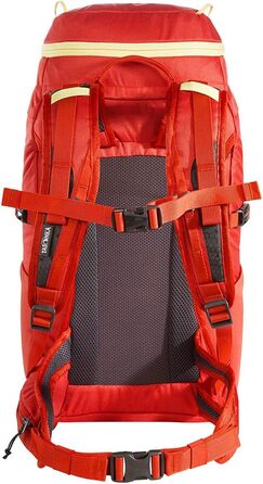 Рюкзак для походів Tatonka Hike Pack 32 л з вентиляцією спини та дощовиком, легкий туристичний рюкзак червоний помаранчевий