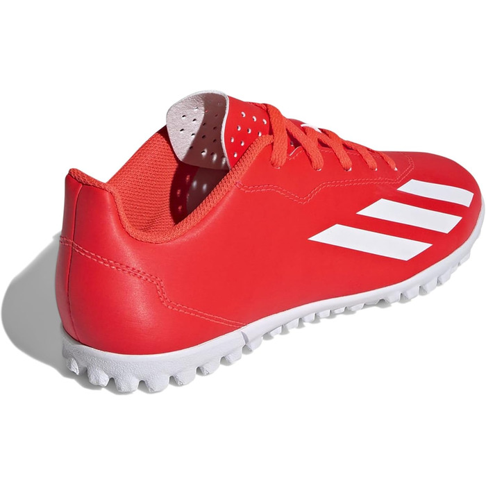 Бутси для футболу adidas X Crazyfast.4 Turf - унісекс, дитячі, розмір 5.5 US, кольори: Solar Red, White, Team Solar Yellow