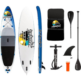 Надувна SUP-дошка AQUALUST 12'0 для сапсерфінгу та каякінгу, 365x81 см, з веслом