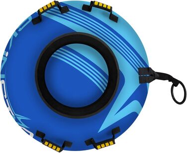 Сноутюбінг SkinStar Profi 70 см, надувний санчата-коло для катання по снігу, синій