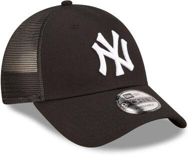 Кепка New Era New York Yankees MLB 9Forty Trucker Чорно-біла, Регульована, One-Size