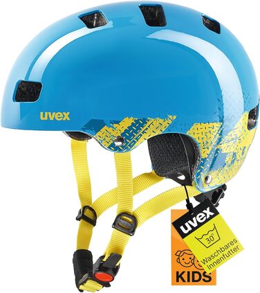 Дитячий велосипедний шолом uvex Kid 3, регулювання розміру, міцний корпус, знімна підкладка