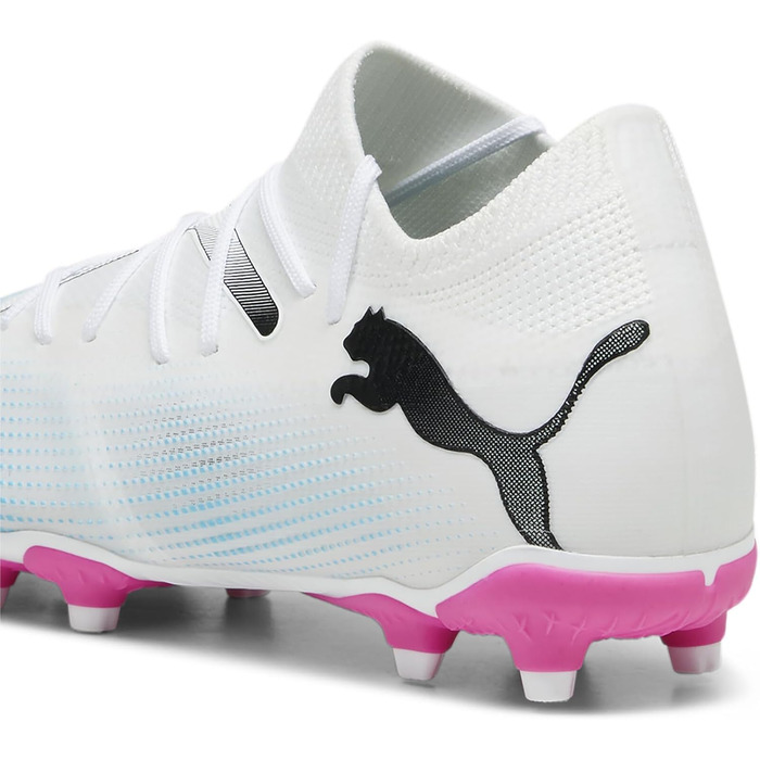 Дитячі футбольні бутси PUMA Future 7 Match BNA FG/AG Jr – біло-зелені (34.5 EU)