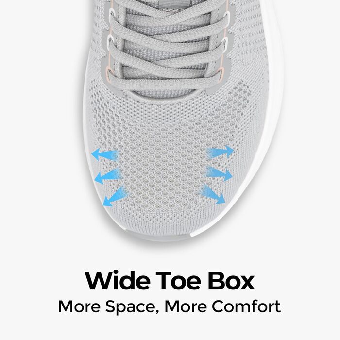 Жіночі кросівки FitVille, 42.5 EU, колір: сірий небілющий, рожевий (жувальний)