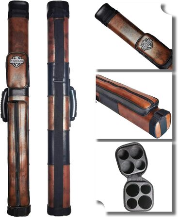 Чохол для більярдного кия Hartschalenkoffer C01-braun (2 шт.)