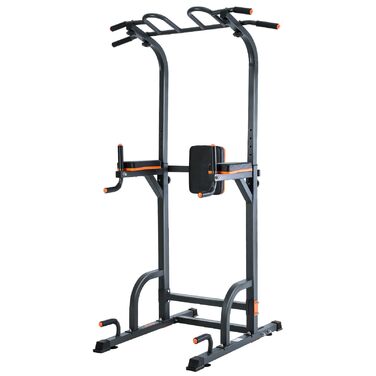 Багатофункціональний турнік ISE Power Tower: станція для підтягувань, брусів та віджимань, силовий комплекс для дому, витримує до 130 кг