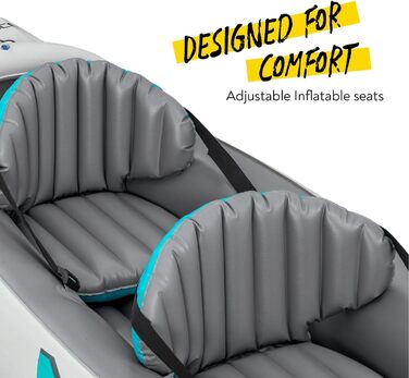 Надувний каяк Bestway Hydro-Force Rapid Elite X2 312×98×44 см, комплект