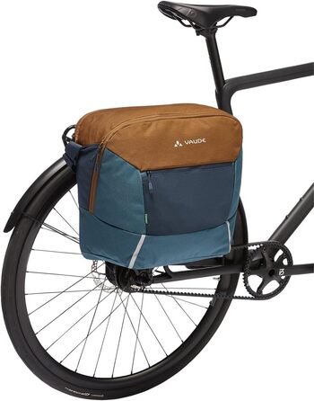 Сумка-месенджер VAUDE Cycle Messenger L для велосипеда, 20 л, з дощовиком, універсальний розмір, Baltic Sea/Umbra