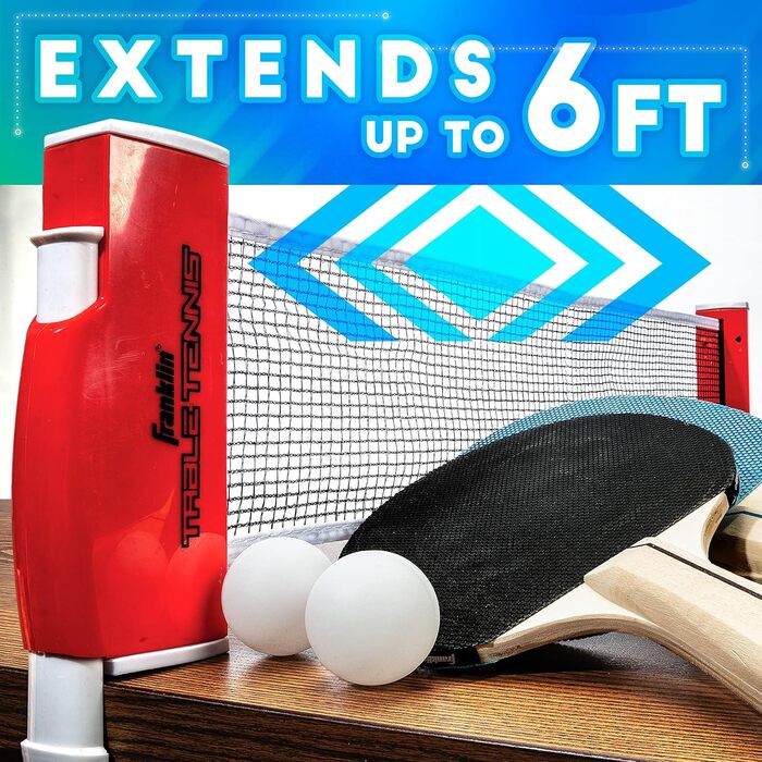 Набір для настільного тенісу Franklin Sports Table Tennis to Go - стіл, сітка, ракетки, м'ячики (2 гравці)