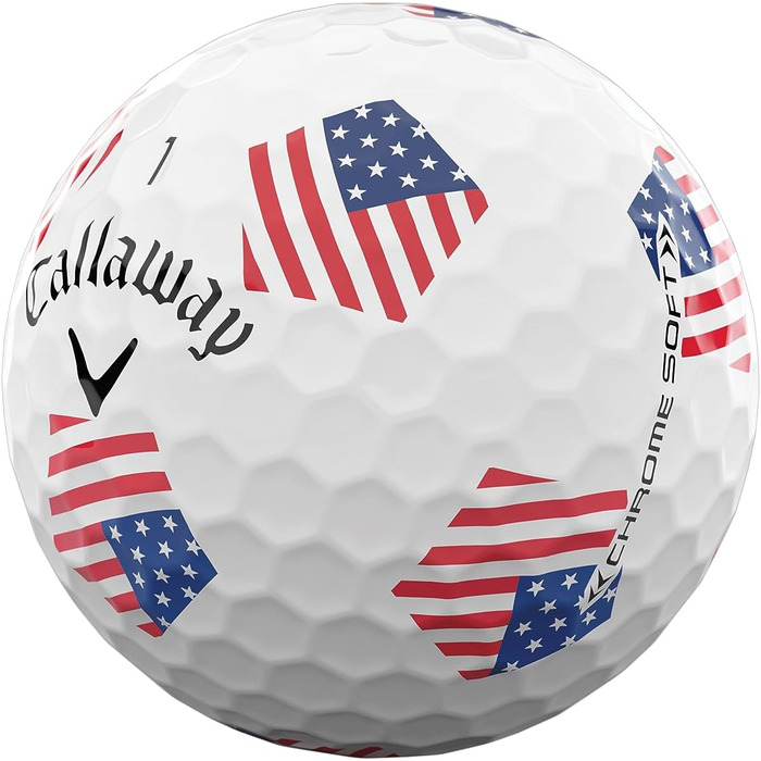 Гольф-м'ячі Callaway Chrome Soft (серія 2022), білі (USA Truvis)