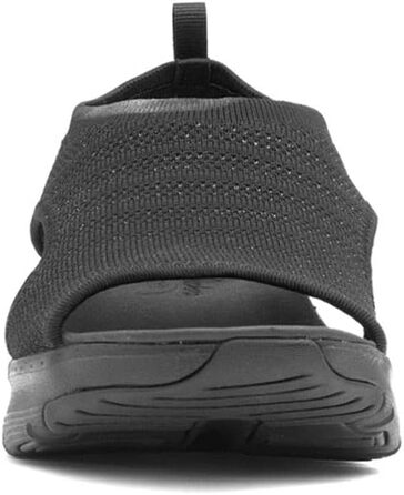 Сандлії Skechers Arch Fit City Catch для жінок (38 EU, чорний мілар з трикотажу)