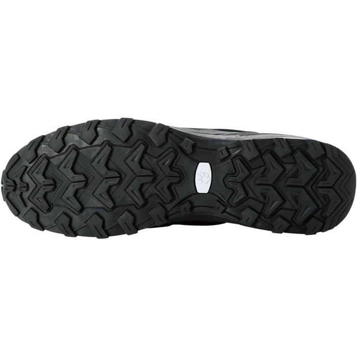 Чоловічі трекінгові черевики Jack Wolfskin Trail Hiker Texapore Low MW, чорні, 50 EU