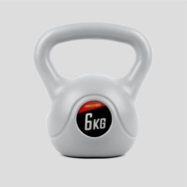 Гиря Phoenix Fitness вінілова для силових і кардіо тренувань, для дому та спортзалу