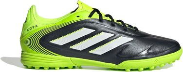 Дитячі футбольні бутси Adidas Copa Pure III League Turf для футболу, розмір 33 EU, чорний, білий, лимонний, унісекс