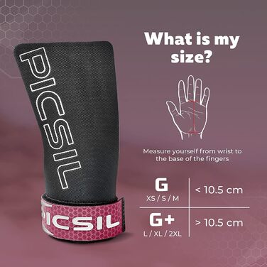 PICSIL Golden Eagle – безпальцеві тренувальні рукавички для кроссфіту, фітнесу, боксу та важкої атлетики, захист від мозолів та розривів, підвищена утримка магнезії, фіолетові