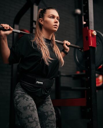 Пояс для важкої атлетики Breaking Limits - для силових тренувань, пауерліфтингу, бодібілдингу, кросфіту. З S-подібною застібкою на липучці