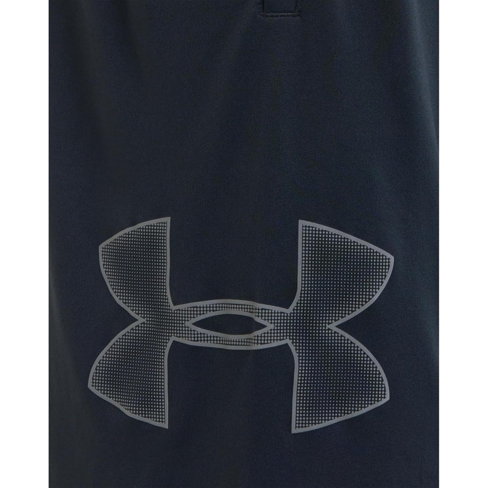 Чоловічі бігові шорти Under Armour Tech Graphic Short, чорні з графітовим принтом