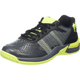Дитячі гандбольні кросівки Kempa Attack Contender Junior - чорний, сірий, жовтий (29 EU)