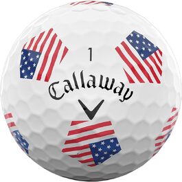 Гольф-м'ячі Callaway Chrome Soft (серія 2022), білі (USA Truvis)