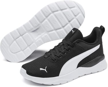Дитячі кросівки PUMA Anzarun Lite Jr - чорно-білі, 37 EU