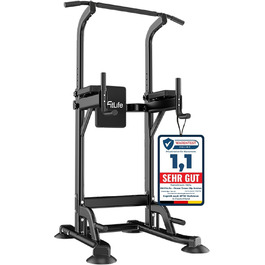 Power Tower DH FitLife: турнік, бруси для віджимань та тренажер спини | Станція для силових тренувань вдома