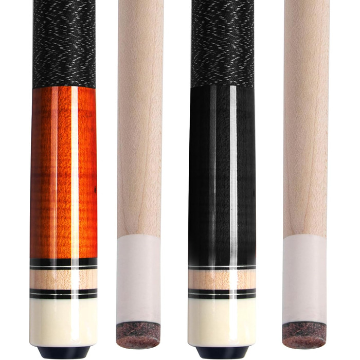 AKLOT Pool Queue: професійні кийки для більярдного столу з канадського клена, 58 дюймів, 18-21 oz, 2 шт.