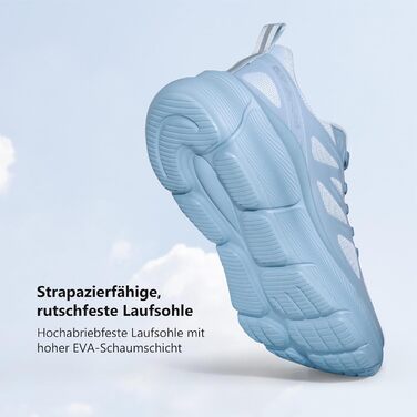 Жіночі кросівки Hawkwell Cloud Zero для ходьби та тенісу, з амортизацією, дихаючі, для спорту, фітнесу, тренувань, бігу, з антиковзкою підошвою, для медичних цілей (40 EU, Синій)