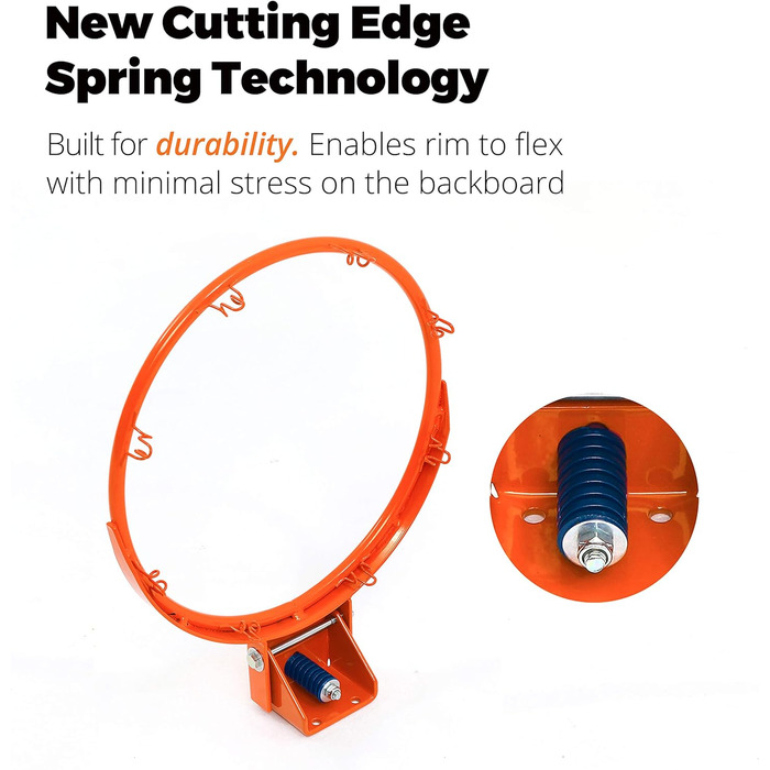 Баскетбольне кільце Tekk Monster Jam Mini 12x18 дюймів для вулиці та дому