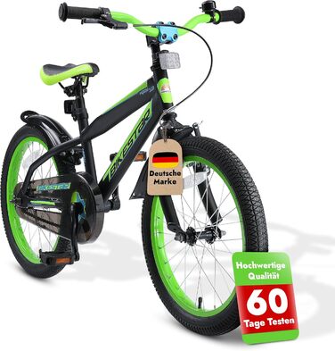 Дитячий велосипед BIKESTAR 18 дюймів для хлопчиків і дівчаток від 5 років Urban Jungle