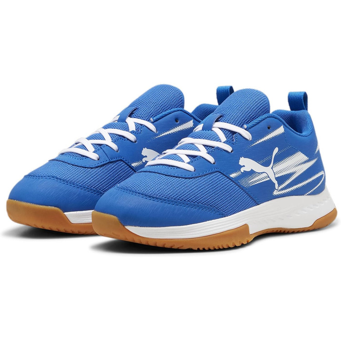 Дитяче залупання PUMA Varion II Jr для залу, біло-блакитне, розмір 39 EU