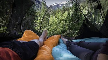 Спальний мішок TETON Sports Normaler помаранчевий лівий (лівий блискавка) для сімейного кемпінгу