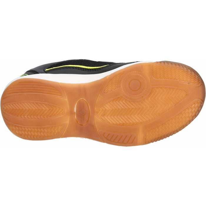 Дитячі спортивні тапочки Lico Jaime для залу (31 EU, чорний з лимонним відтінком)