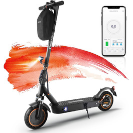 Електросамокат E9MAX для доріг, для дорослих, 40 км, 36В 10Аг, 120 кг, 10'' колеса, подвійна гальмівна система, офроуд