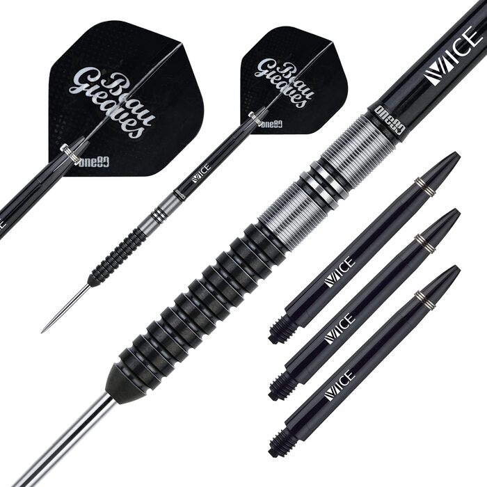 Дротики ONE80 Beau Greaves Beau n Arrow VHD Black 90% вольфрамові стілтіп для дартсу