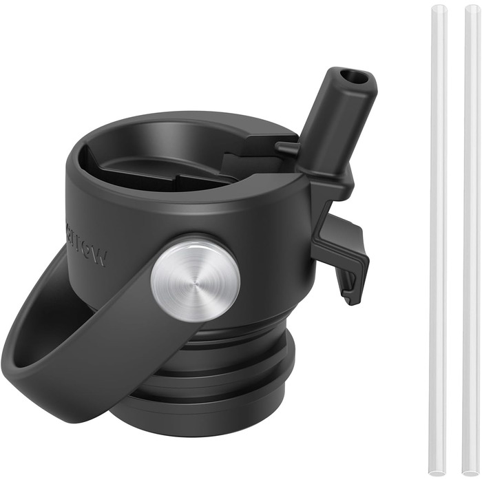 Термокружка-термос Super Sparrow з нержавіючої сталі з трубочкою, 350мл, 500мл, 750мл, 1л, 1.2л - без BPA, для спорту, подорожей, школи, відпочинку на природі (1000 мл, Колір: Морська хвиля)