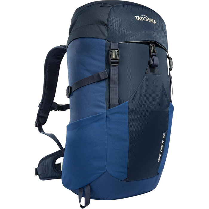 Рюкзак для туризму Tatonka Hike Pack 32 л з вентиляцією спини та дощовиком, легкий і зручний рюкзак для походів, темно-синій
