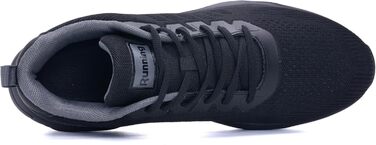 Кросівки для бігу GANNOU чоловічі спортивні чорні, розмір 40-47, з амортизацією