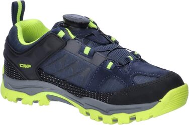 Дитячі трекінгові черевики CMP Kiruna FITGO WP, розмір 37 EU, синьо-жовтий флуоресцентний