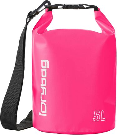 Водонепроникний мішок IDRYBAG 5L, червоний, для каякінгу, водних видів спорту та подорожей