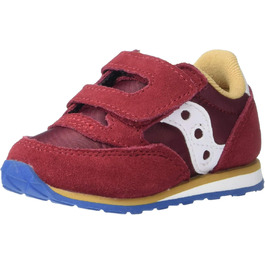 Детские кроссовки Saucony Baby Jazz H&L-K для первых шагов, 23.5 EU, красный, синий, светло-коричневый